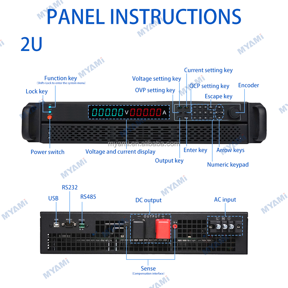 Myami High-power Programmable  - Adjustable High Power Dc Lab Power Supply 1500W 评论和价格