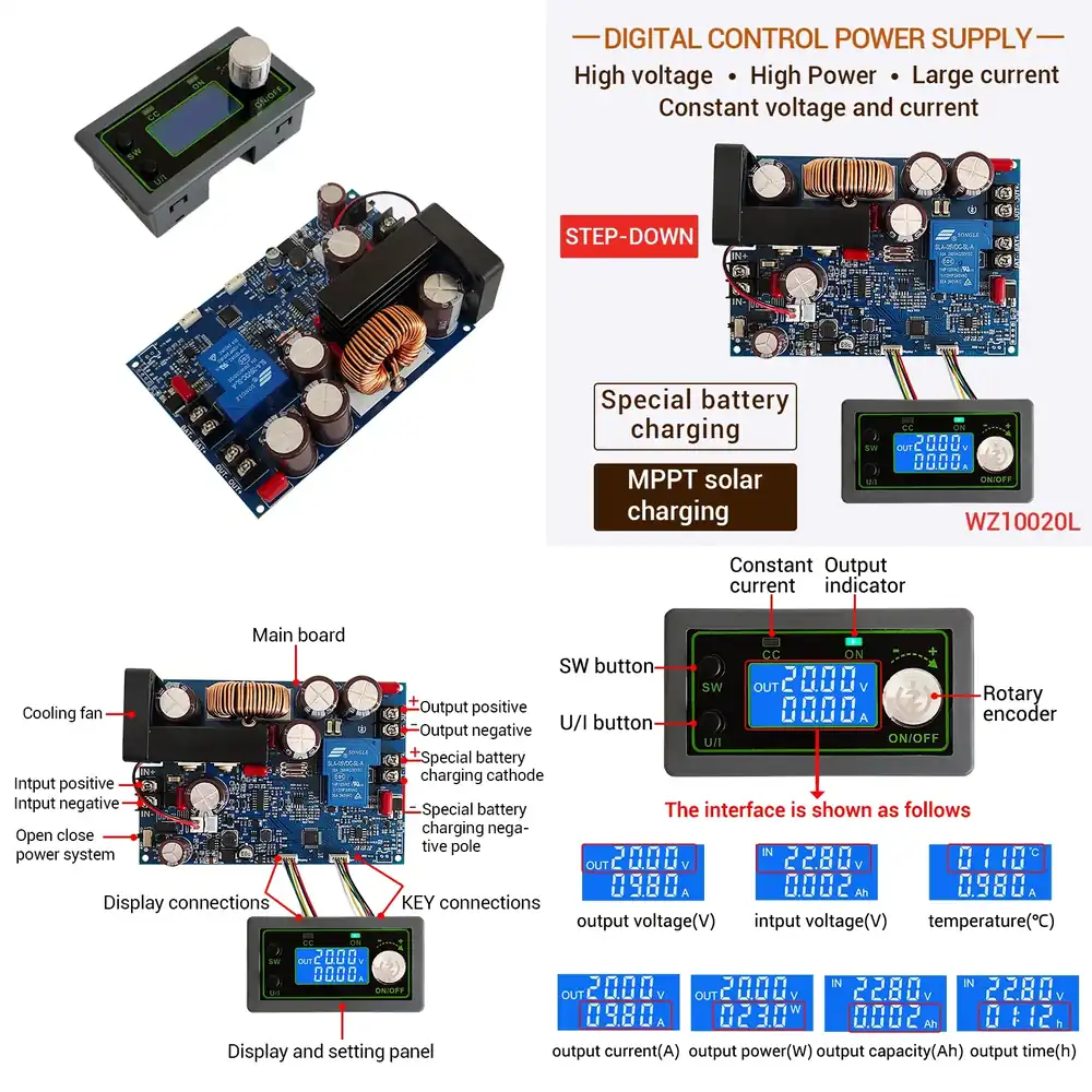 DC Buck Module 100V 1000W High - Step Down Dc Power Supply Module 1000W 评论和价格